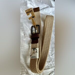 Dockers Men's Beige Stretch Belt